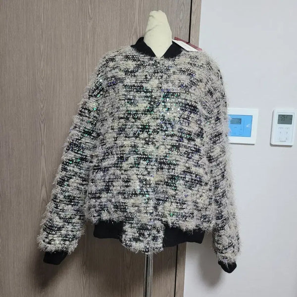 [BUNJANG] Mardi Mercredi Sequin Tweed Jacket / 새상품) 마르디 메크르디 트위드 자켓 스팽글  자켓