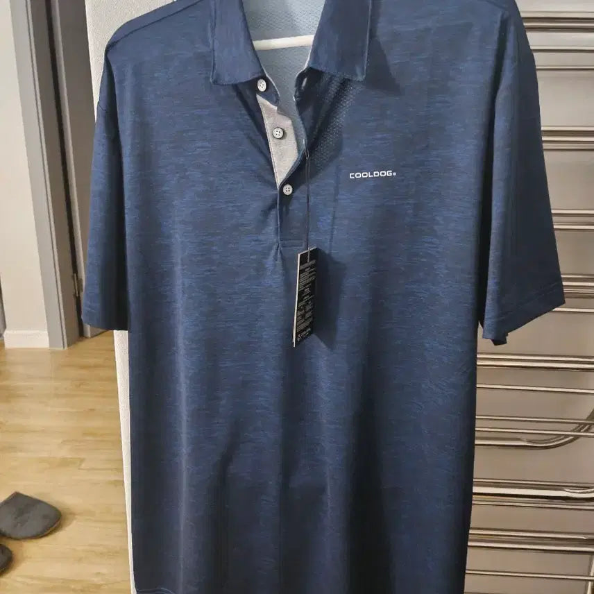 [BUNJANG] CoolDog Navy Short-Sleeve Polo Shirt / 쿨독 반팔 카라티 네이비