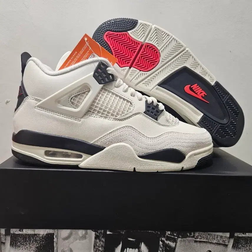 [BUNJANG] Nike Air Jordan 4 Flight Club Sale & Black / 나이키 에어 조던 4  플라이트 클럽 세일 앤 블랙 280