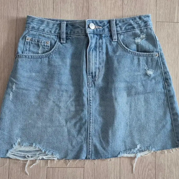 [BUNJANG] MIXXO Blue Denim Skirt / 미쏘 청치마