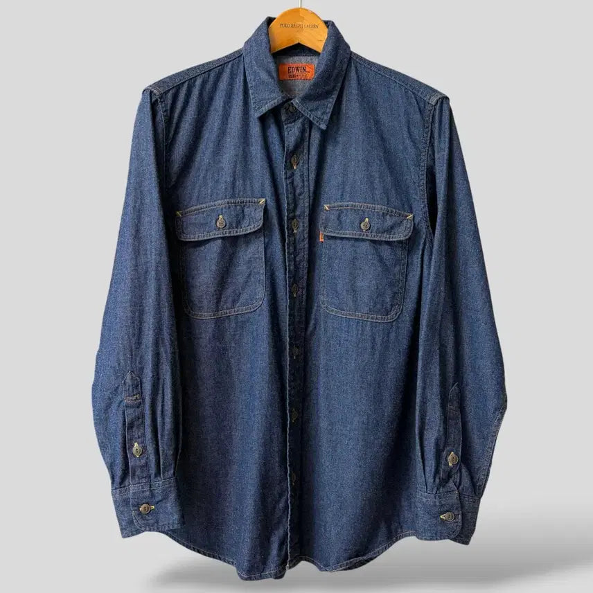 [BUNJANG] EDWIN 503 Denim Shirt (M) / (M)EDWIN 에드윈503 데님셔츠