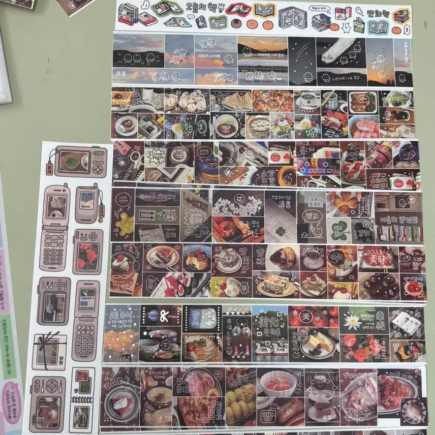 [BUNJANG] YoonGoo Kiss Cut Sticker Bundle Set / 윤구 스티커 윤구 키스컷 10종 일괄