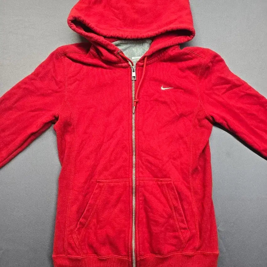 [BUNJANG] Nike Red Hooded Zip-Up Jacket Women's / 나이키 후드 집업 레드