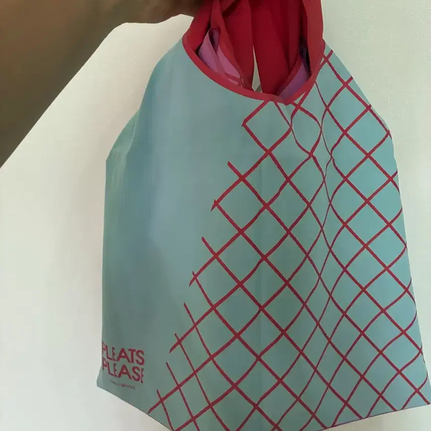 [BUNJANG] Pleats Please Issey Miyake Reversible Graphic Tote Bag / 플리츠플리즈 리버서블 그래픽 토트백