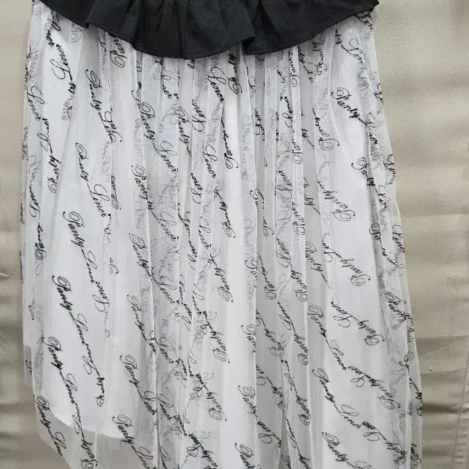 [BUNJANG] Sheer Shirring Midi Skirt Size 66 / 시스루 셔링 스커트66