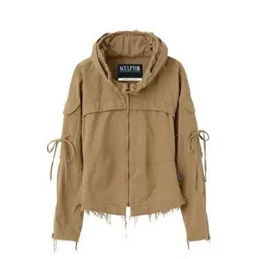 [BUNJANG] Sculptor Low Edge Cotton Jacket Camel Size S / 스컬프터 Low Edge Cotton Jacket Camel 사이즈 S