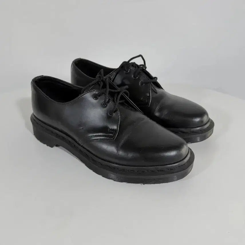 [BUNJANG] Dr. Martens 1461 Mono Black Leather Shoes / 닥터마틴 1461모노