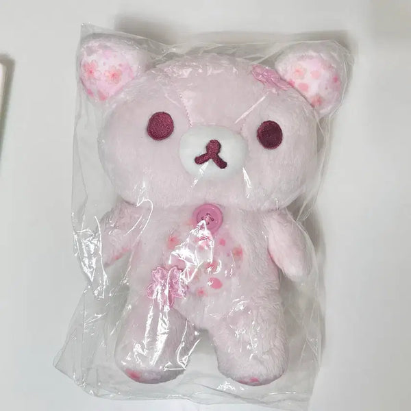 [BUNJANG] San-X Rilakkuma Sakura Plush Doll / 코리락쿠마 벚꽃 인형 누이 2026 사쿠라 리락쿠마 코구마 돼병이 토리 산엑스 고전