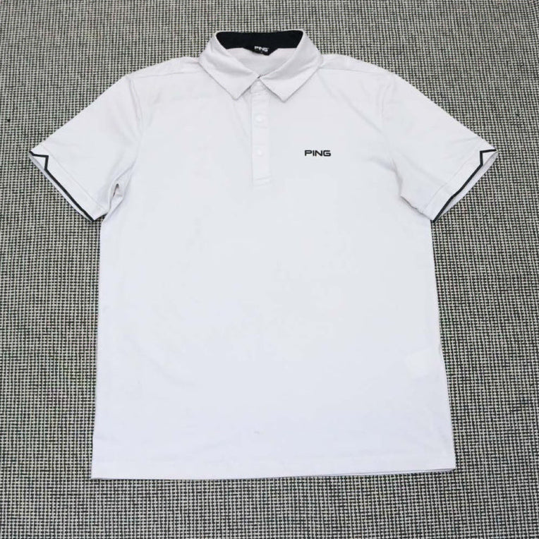 [BUNJANG] PING Golf Men's Short Sleeve Polo Shirt Size 95 / 핑골프 기능성 반팔 카라티 95