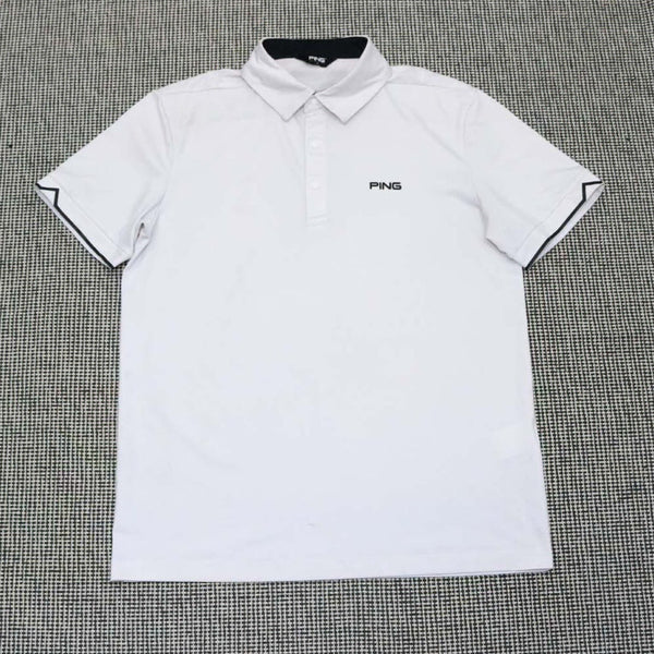 [BUNJANG] PING Golf Men's Short Sleeve Polo Shirt Size 95 / 핑골프 기능성 반팔 카라티 95