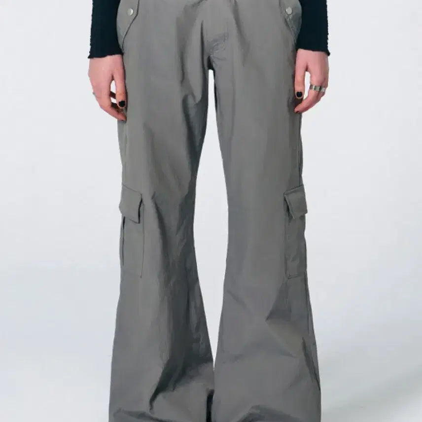 [BUNJANG] Sculptor Bootcut Cargo Pants Gray / 스컬프터 Bootscut Cargo Pants Gray