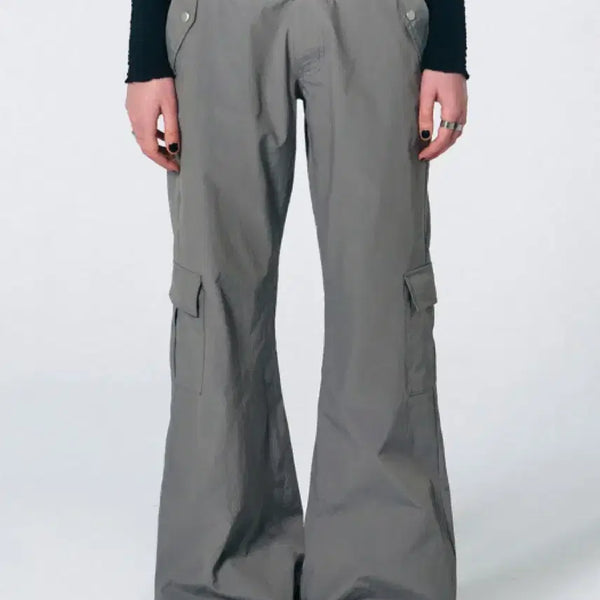 [BUNJANG] Sculptor Bootcut Cargo Pants Gray / 스컬프터 Bootscut Cargo Pants Gray