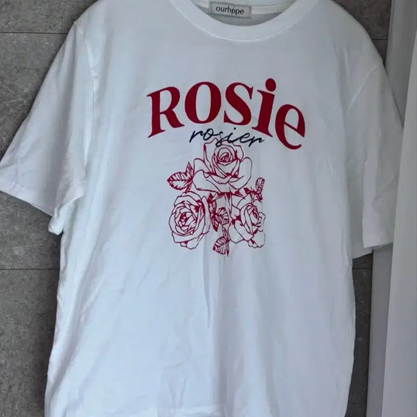 [BUNJANG] Ourhope Rosie T-Shirt White / 아워호프 rosie 반팔티