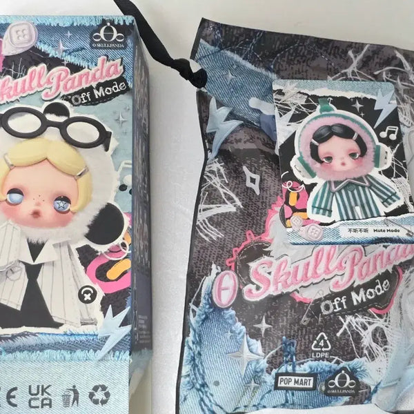 [BUNJANG] Pop Mart Skullpanda Off-Mute Mode Figure (Sealed) / 팝마트 스컬판다 off Mute Mode 1개 미개봉 판매
