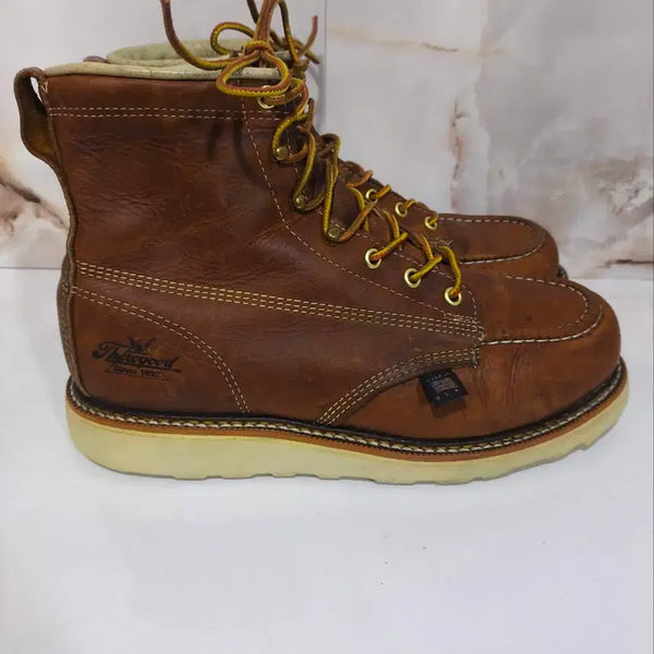 [BUNJANG] Thorogood 8.5 2E Moc Toe Work Boots / 8.5 2E 쏘로굿 목토 부츠 워커