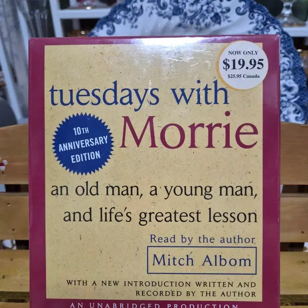 [BUNJANG] Tuesday with Morrie 10th Anniversary Edition Audiobook / 모리와의 화요일 10주년 기념판 오디오북