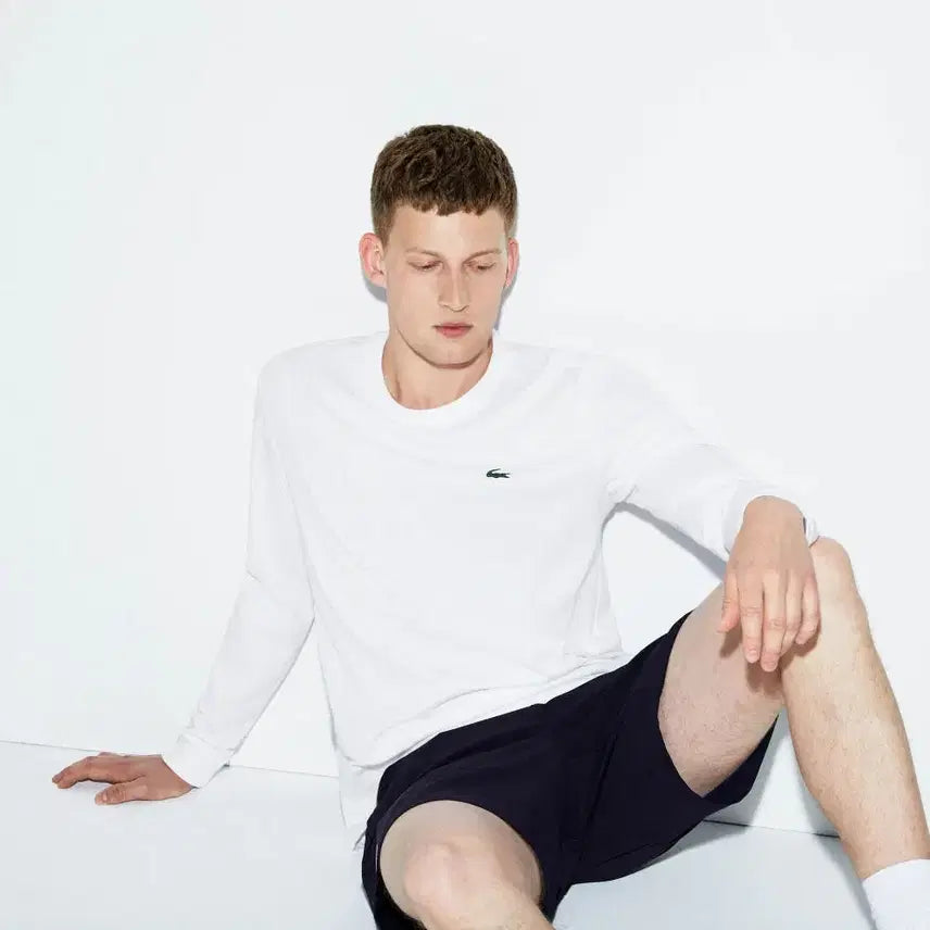 [BUNJANG] Lacoste Basic Round Crewneck Long Sleeve T-Shirt / 라코스테 베이직 라운드 크루넥 긴팔 티셔츠