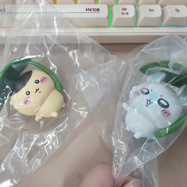 [BUNJANG] Monzaki Usan Figure Momonga & Kuri Bundle Set / 먼작귀 우산 피규어 _ 모몽가&쿠리 (일괄)