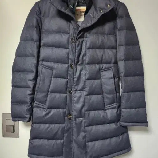 [BUNJANG] Moncler Lightweight Padded Coat Navy / 몽클레어 경량 패딩 코트 네이비