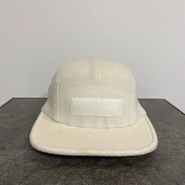 [BUNJANG] Supreme Box Logo Camp Cap Hat White / 슈프림 박스로고 캠프캡 모자 화이트 [SUPREME]