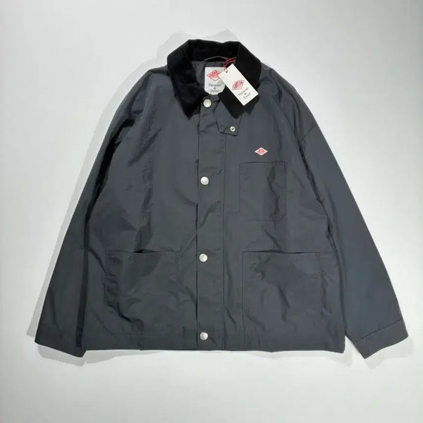 [BUNJANG] Danton Nylon Coverall Work Jacket Charcoal / DANTON 단톤 나일론 커버올 워크 자켓 차콜컬러 44사이즈
