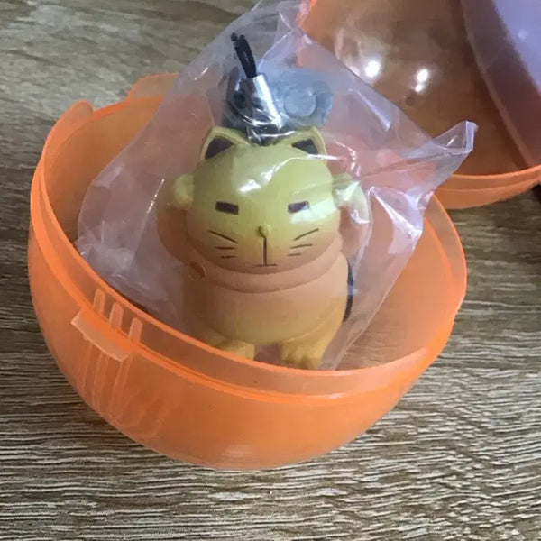 [BUNJANG] Yellow Chubby Cat Gachapon Figure Set / 노란 뚱냥이 캡슐토이 가챠