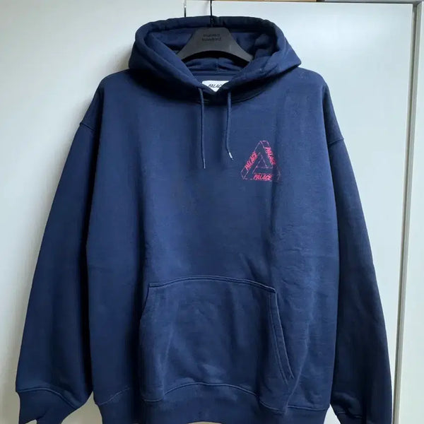 [BUNJANG] Palace Barb Wire Tri-Ferg Hoodie Navy / 팔라스 바브드 트라이퍼그 후드 네이비 - 25SS
