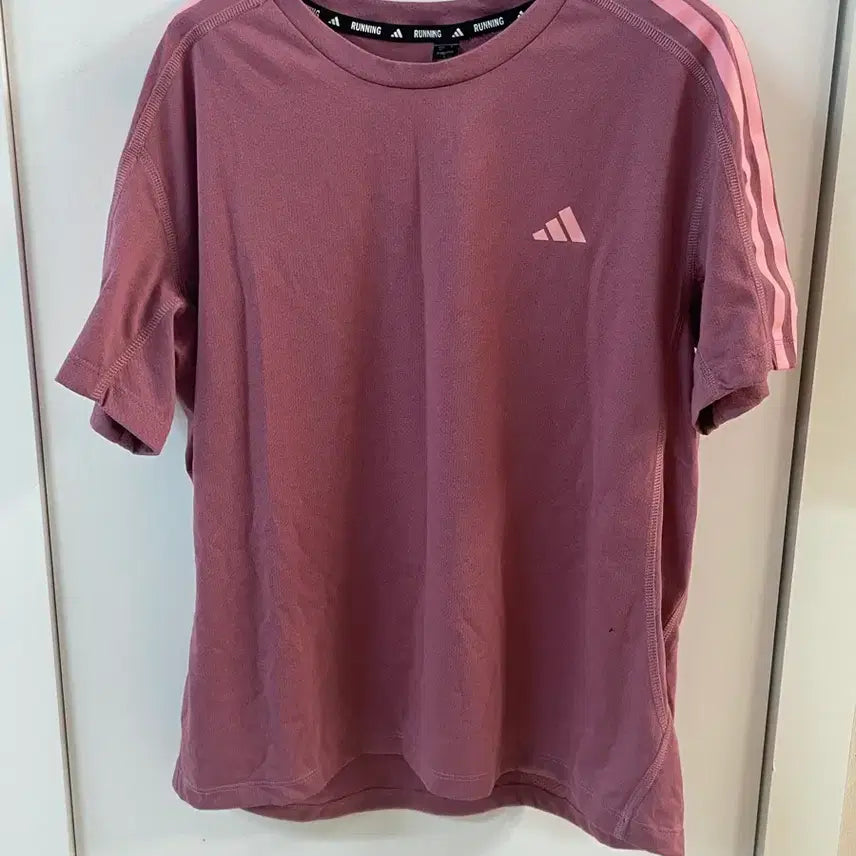 [BUNJANG] Adidas Running T-Shirt Pink / 아디다스 러닝 반팔티셔츠 핑크