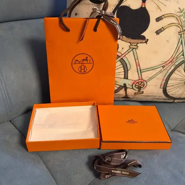 [BUNJANG] Hermes Béarn Compact Wallet Set / 7-3)에르메스반지갑베안컴팩트윌렛박스셋트