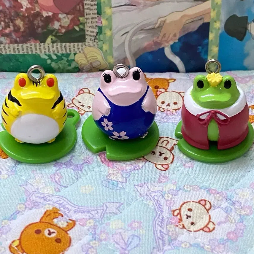 [BUNJANG] Frog Style Classic Keychain 3 Types Bundle Set / [고전] 프로그스타일 키링 3종 일괄