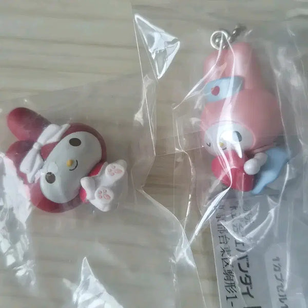 [BUNJANG] My Melody Nurse Swing Mascot Keychain & Hugcot Cable Bite Bundle Set / 마이멜로디 간호사 스윙 마스코트 키링, 허그콧트 케이블바이트 일괄