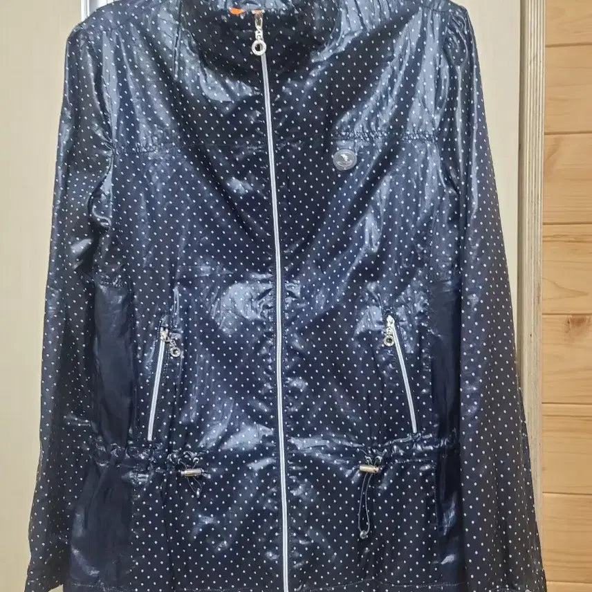 [BUNJANG] All For You Women's Golf Dot Pattern Zip-Up Padded Jacket (Fall) / 올포유:   여성  골프  도트무늬 집업 패딩:가을것상태최상
