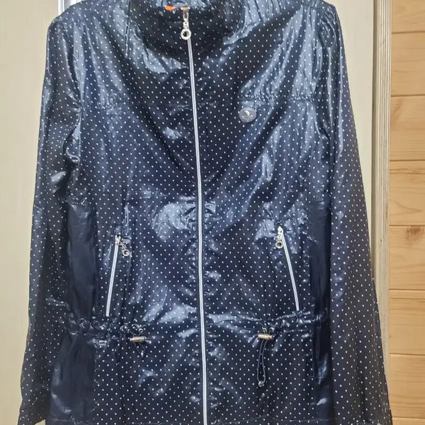 [BUNJANG] All For You Women's Golf Dot Pattern Zip-Up Padded Jacket (Fall) / 올포유:   여성  골프  도트무늬 집업 패딩:가을것상태최상