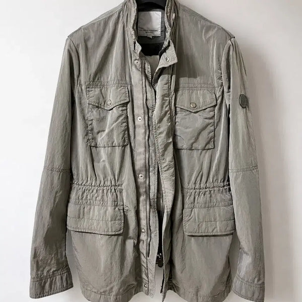 [BUNJANG] Franco Ferraro Lightweight Safari Field Jacket (Size 105) / 프랑코페라로 남자 사파리 경량점퍼 필드자켓 105