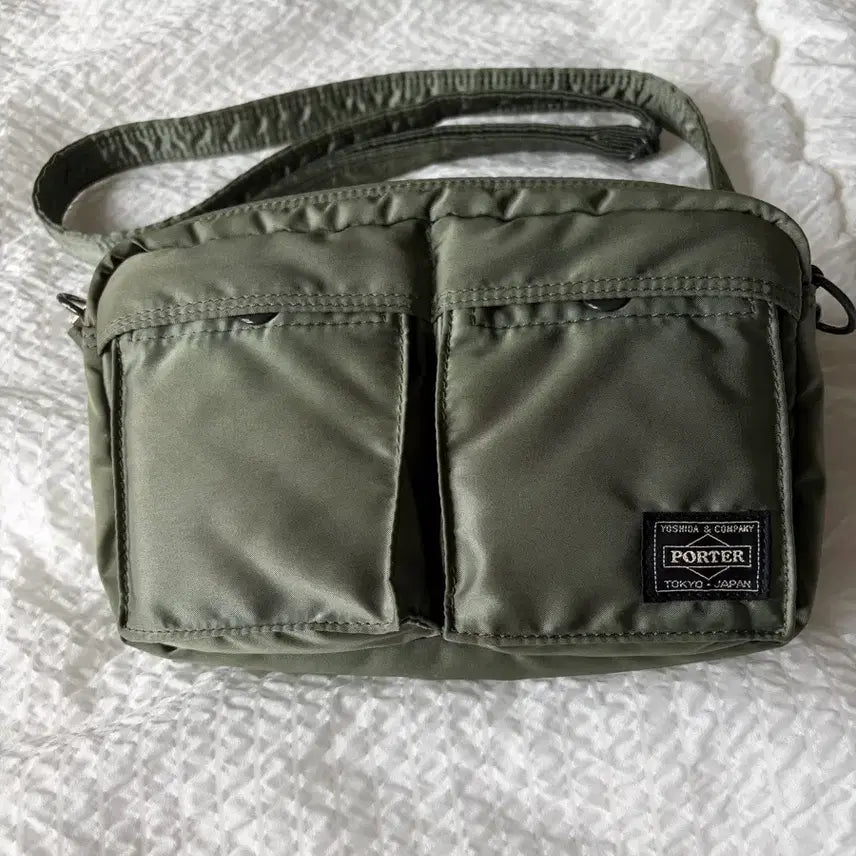 [BUNJANG] Porter Tanker Shoulder Bag (S) Sage Green / 포터탱커숄더백(S)칼라:세이지그린.
