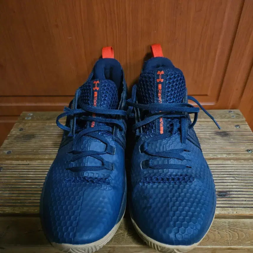 [BUNJANG] Under Armour Navy Basketball Shoes / 언더아머 농구화 네이비
