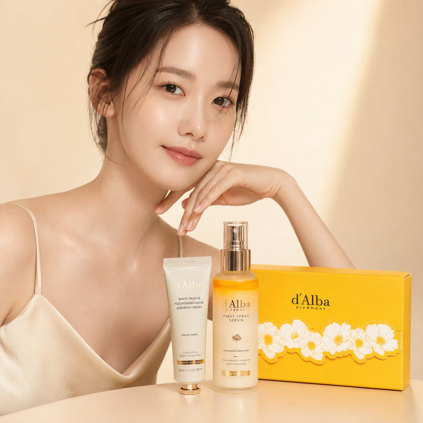 [BUNJANG] d'Alba White Truffle Mist Serum & Hand Cream Gift Set / 달바 화이트 트러플 미스트 세럼 100ml 핸드크림 30ml 선물세트 새상품 택포