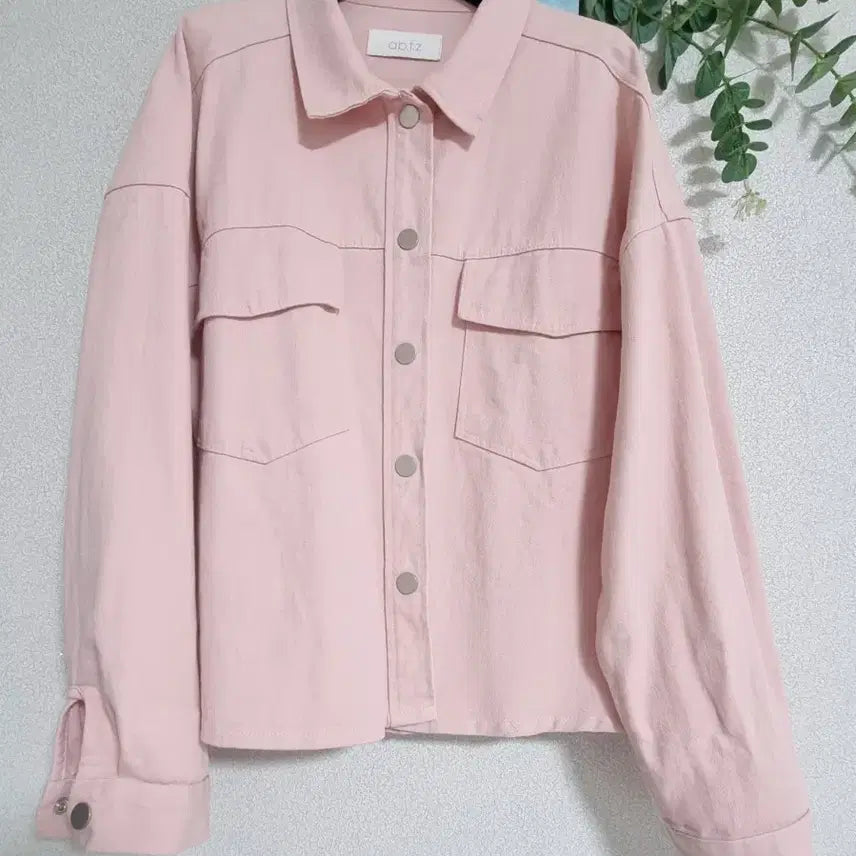[BUNJANG] abfz Pink Shirt Jacket / abfz 핑크색 셔츠 자켓 (프리)