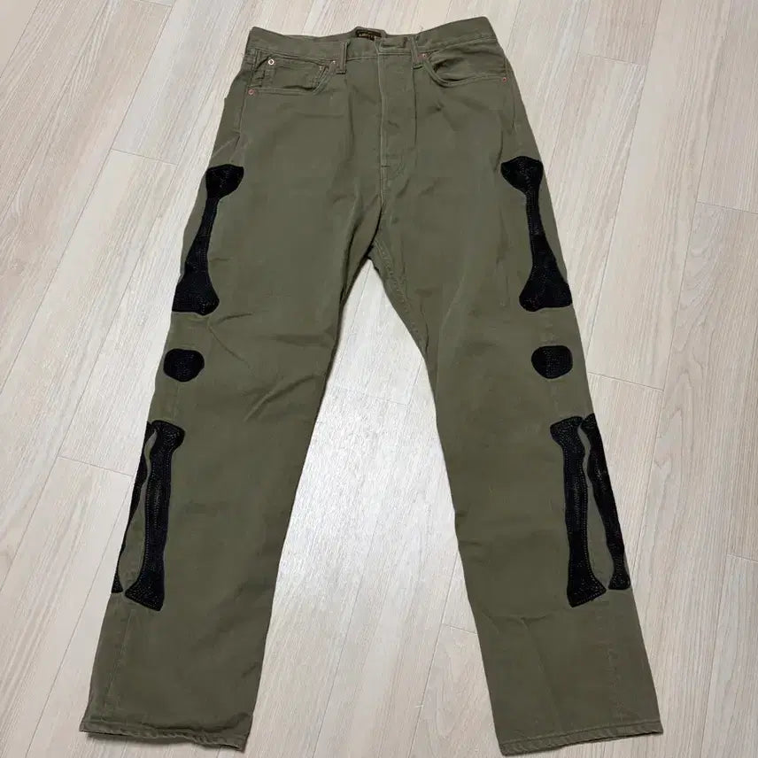 [BUNJANG] Capital Chino Khaki Pants (Size 34) / 캐피탈 치노 카키 34