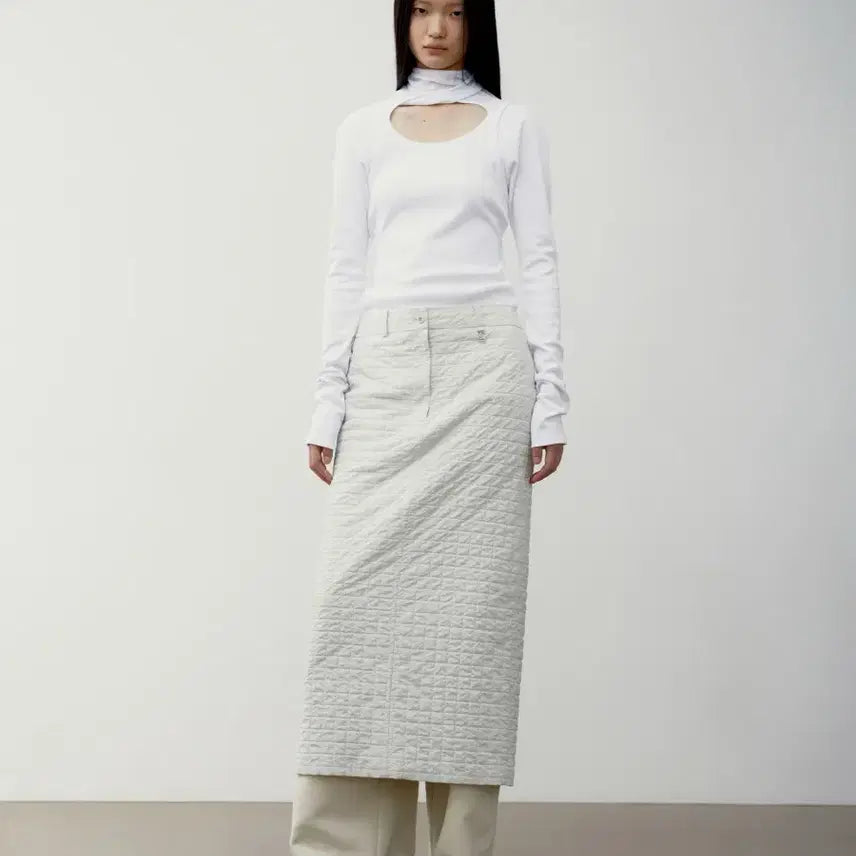[BUNJANG] LOW CLASSIC Scarf Jersey Top / 로우클래식 스카프 저지 탑