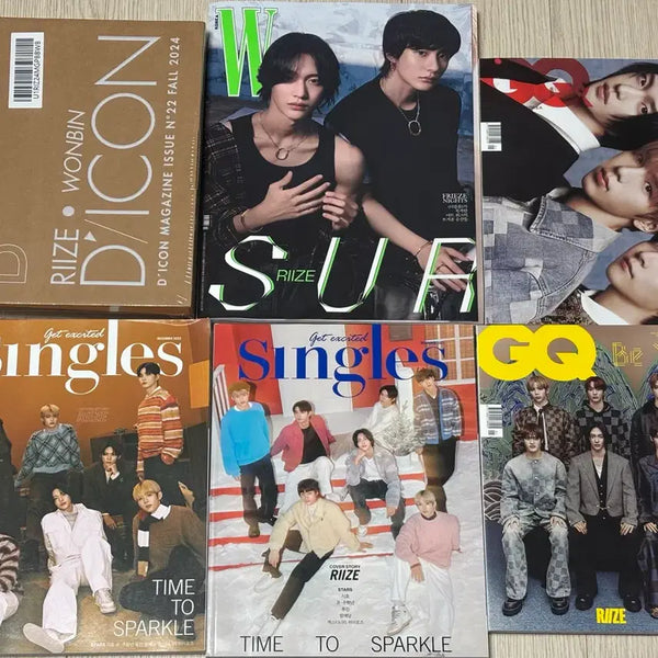 [BUNJANG] RIIZE Dicon, W Korea, Singles, GQ Magazine Bundle / 라이즈 잡지