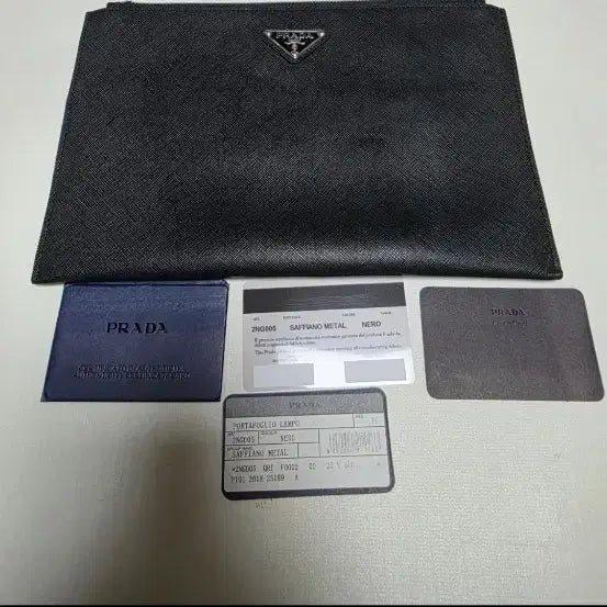 [BUNJANG] Prada Saffiano Leather Clutch / 프라다 사피아노 클러치  최저가 도전!!