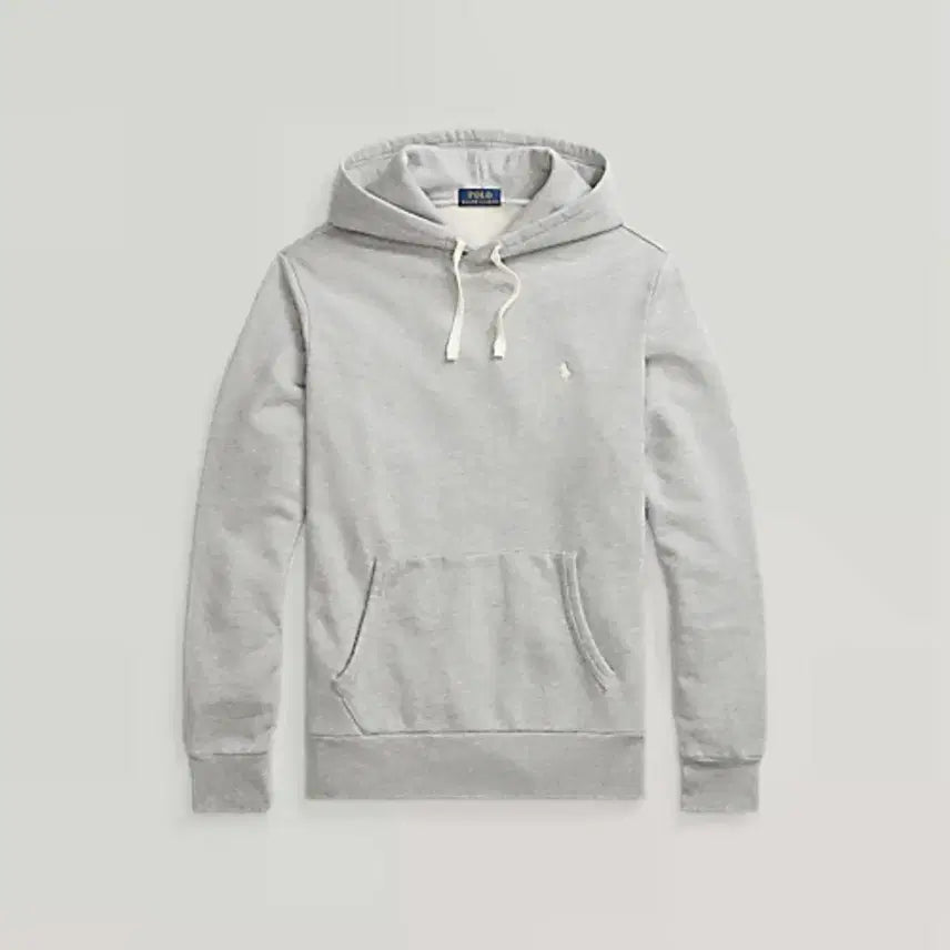 [BUNJANG] Polo Ralph Lauren Loopback Fleece Hoodie Gray / 폴로 랄프로렌 루프백 플리스 후디 후드티 그레이