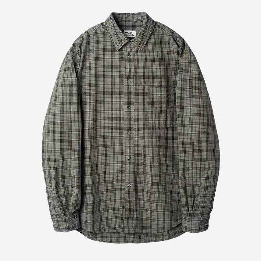 [BUNJANG] Roughside Primary Shirt Mud Plaid / 러프사이드 프라이머리 셔츠 머드 플레이드
