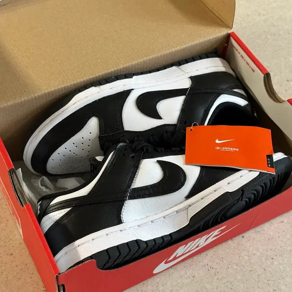 [BUNJANG] Nike Dunk Low Retro Black Panda / W 나이키 덩크 로우 레트로 블랙 범고래 240
