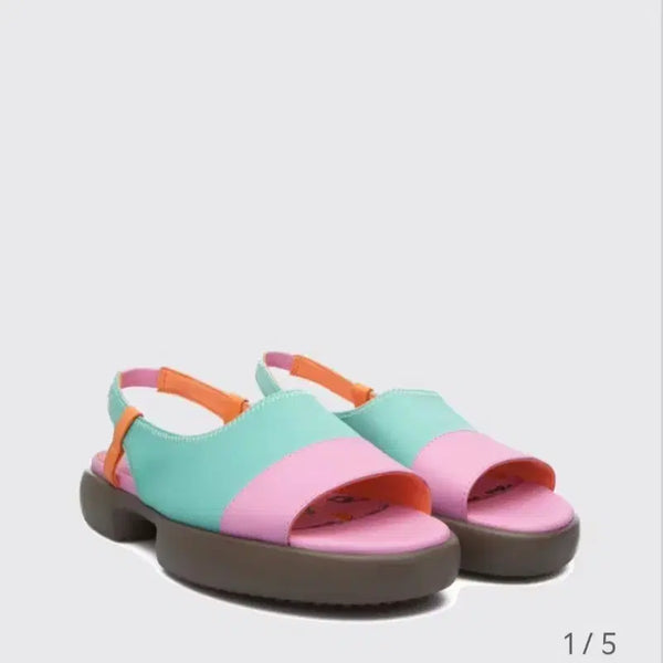 [BUNJANG] CAMPER Unique Color Block Sandals (Size 36) / 캠퍼(CAMPER) 유니크 컬러 배색 샌들 (사이즈 36)