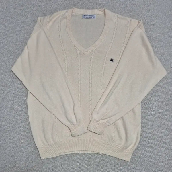 [BUNJANG] Burberry Wool V-Neck Knit / 버버리 울 브이넥 니트