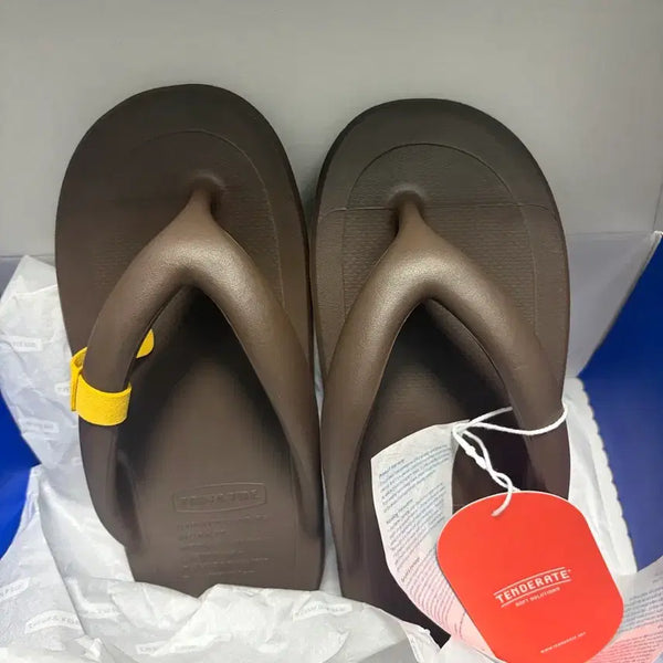 [BUNJANG] Tontor T-strap Sandals Brown 240 / (새상품) 토앤토 쪼리 브라운 240