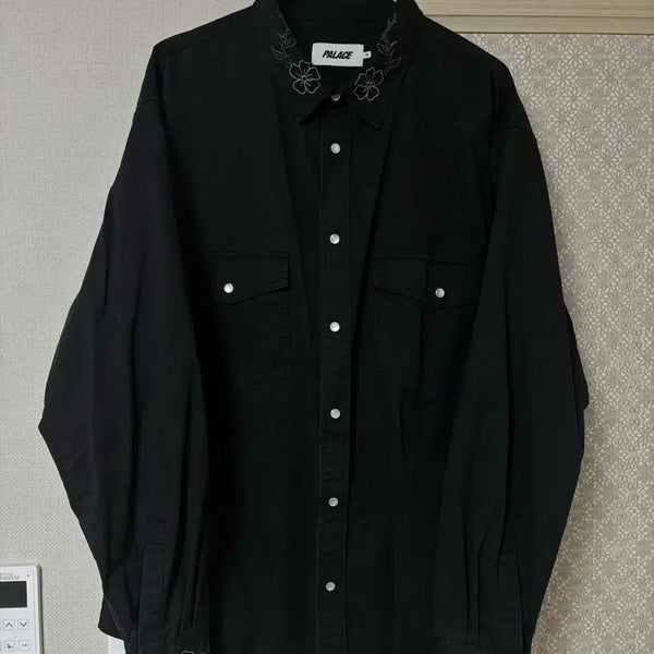 [BUNJANG] Palace Flexus Embroidered Shirt XL / 팔라스 플렉서스 자수 셔츠 XL