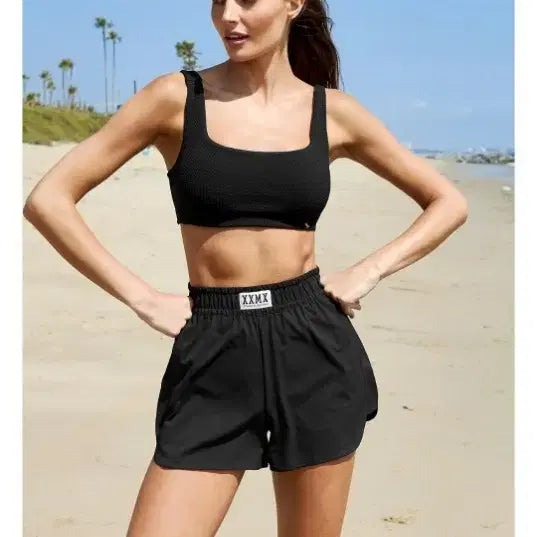 [BUNJANG] Xexymix Seersucker Black Shorts (S) / 새상품 젝시믹스 시어서커  (S)  ㅡM교환가능